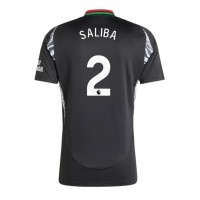 Maglia Calcio Arsenal William Saliba #2 Seconda Divisa 2024-25 Manica Corta